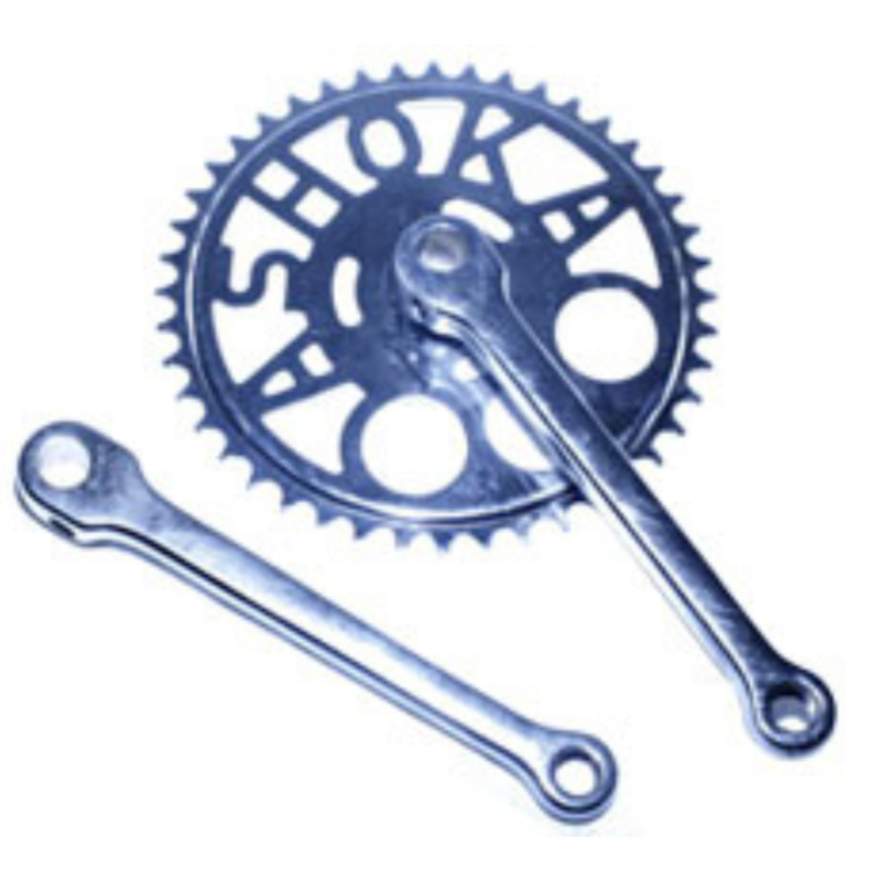 CHAINWHEEL 48 TEETTH & CRANK HEAVY DUTY