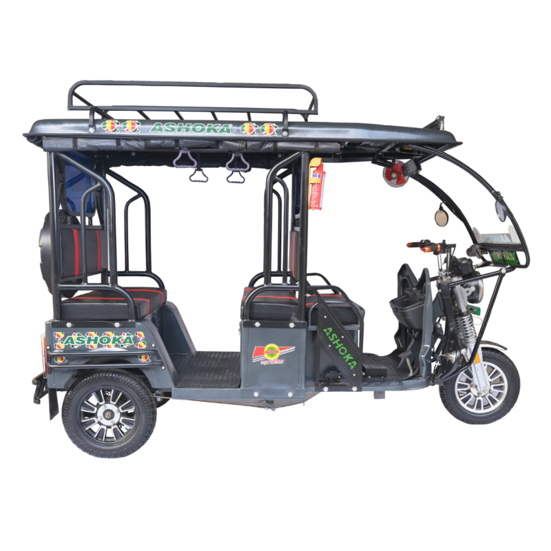 Black E-Rickshaw