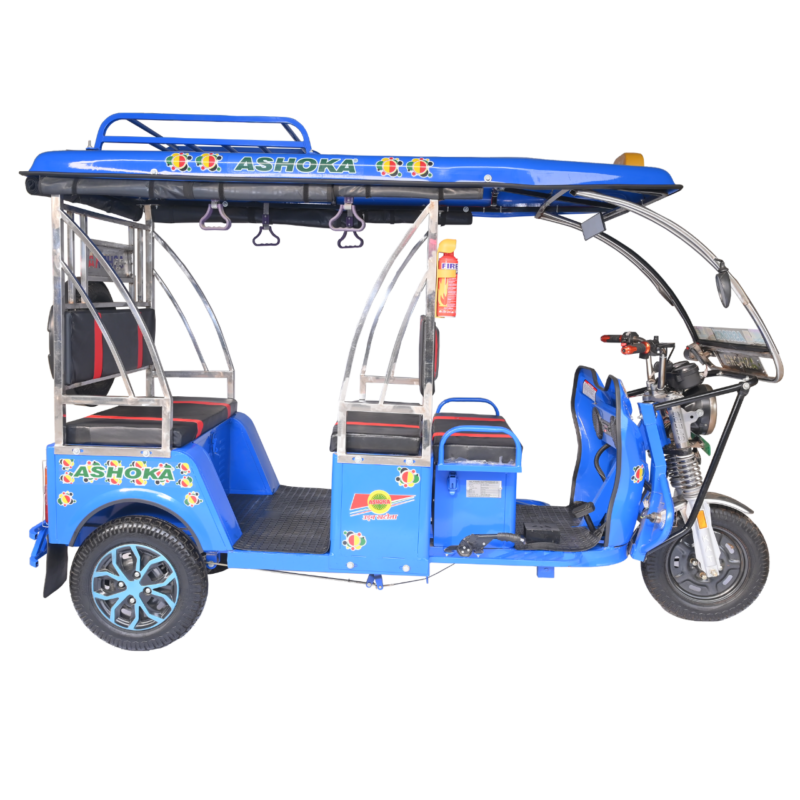 Blue E-Rickshaw