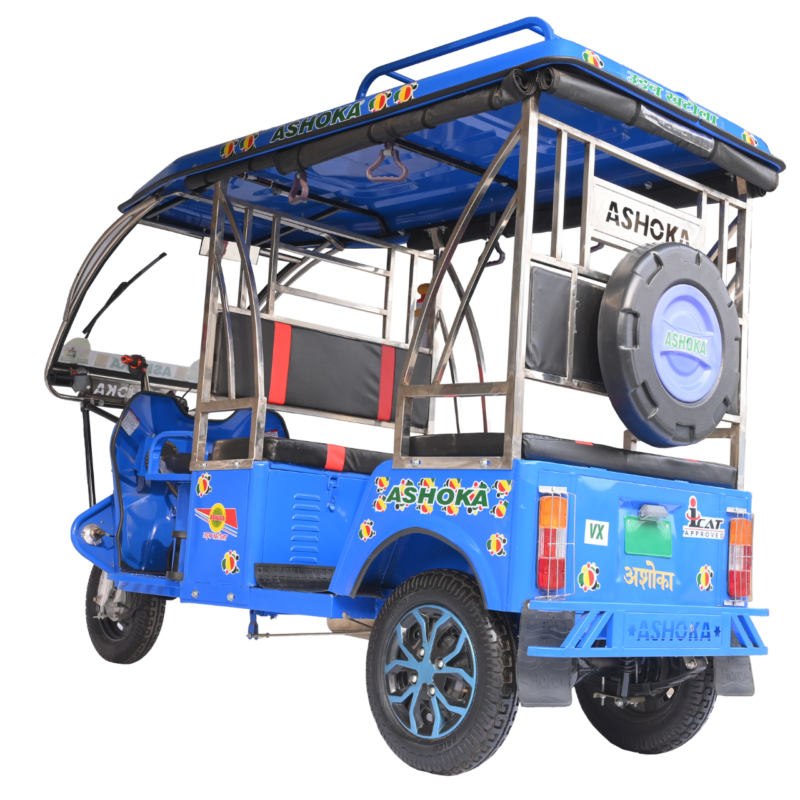 Blue E-Rickshaw - Image 4